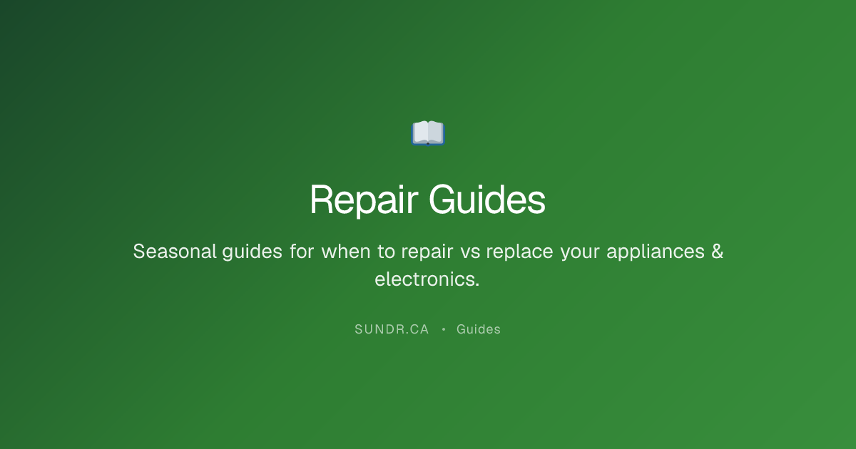 Free Repair & Replacement Guides 2026